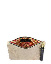 Load image into Gallery viewer, The Adrienne Wristlet: Embossed Leather Collection